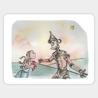 you bring a heart for every tin man Sticker